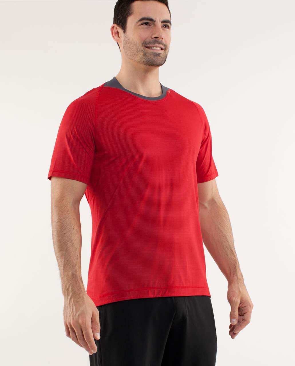 Lululemon Bolt Tech Short Sleeve - Chili / Invisible Branches