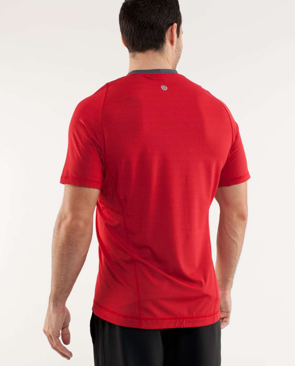 Lululemon Bolt Tech Short Sleeve - Chili / Invisible Branches