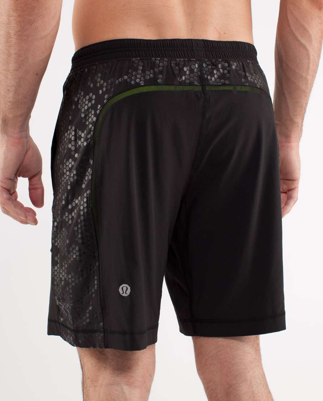 Lululemon Run:  Response Short - Black / Black Honeycomb