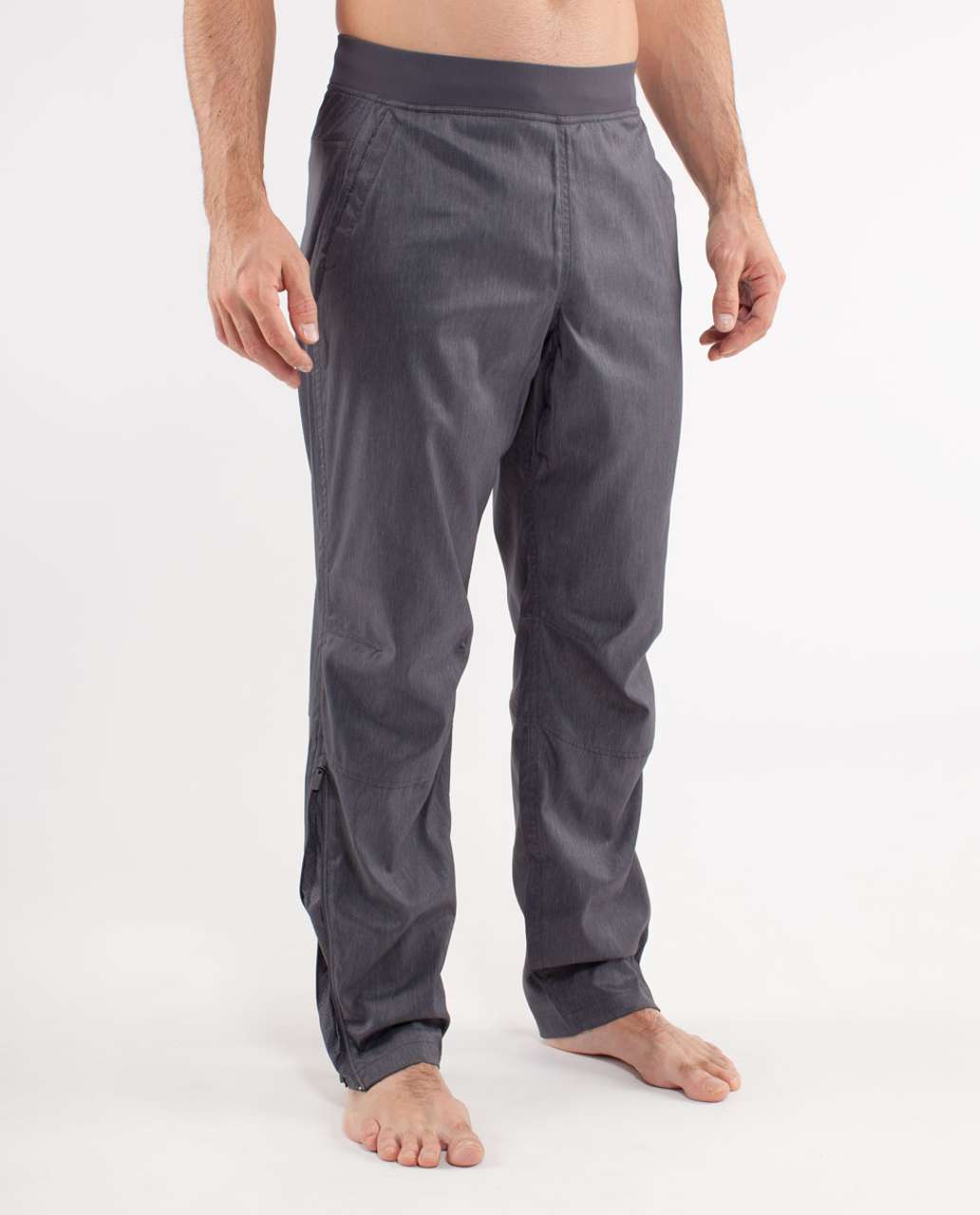 Lululemon Pacific Run Pant - Black / Dark Slate - lulu fanatics