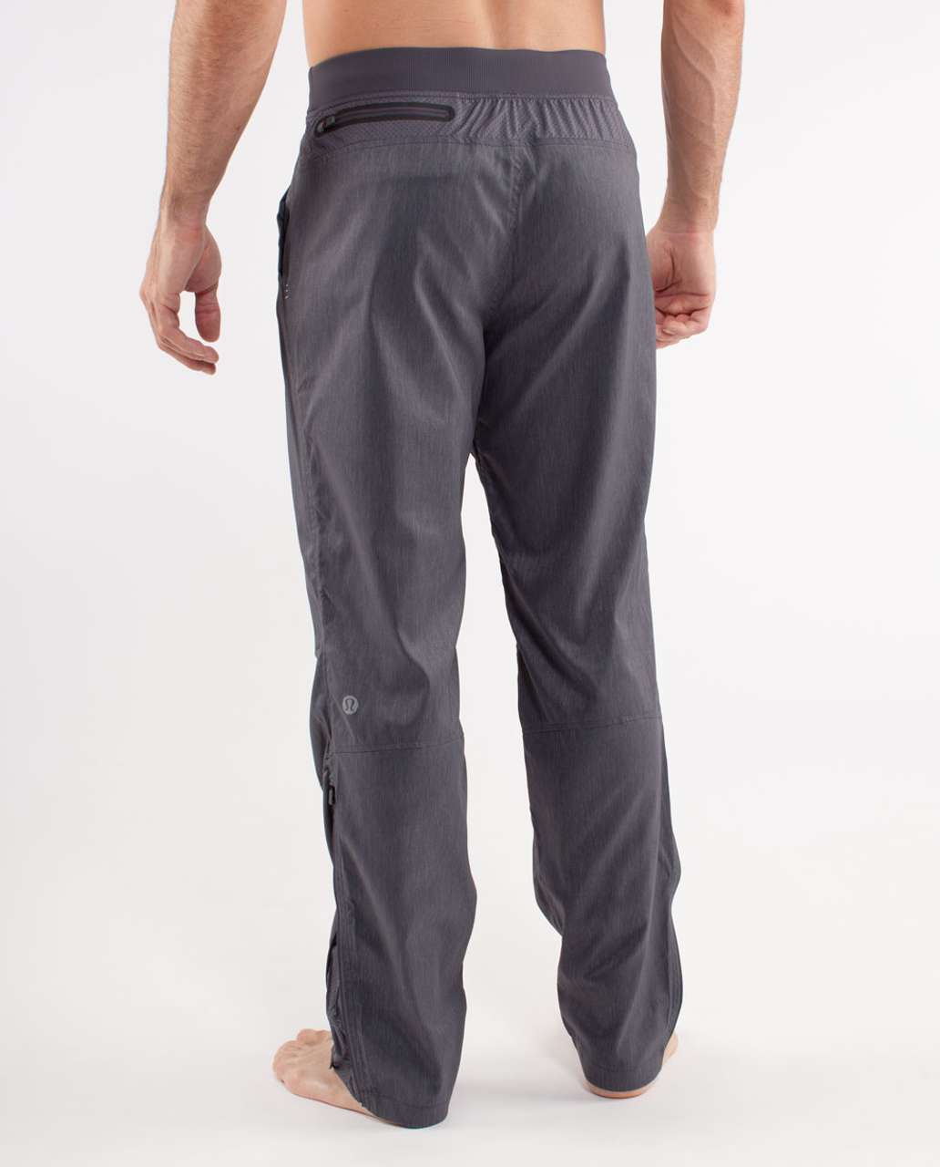 Lululemon Pacific Run Pant - Black / Dark Slate - lulu fanatics