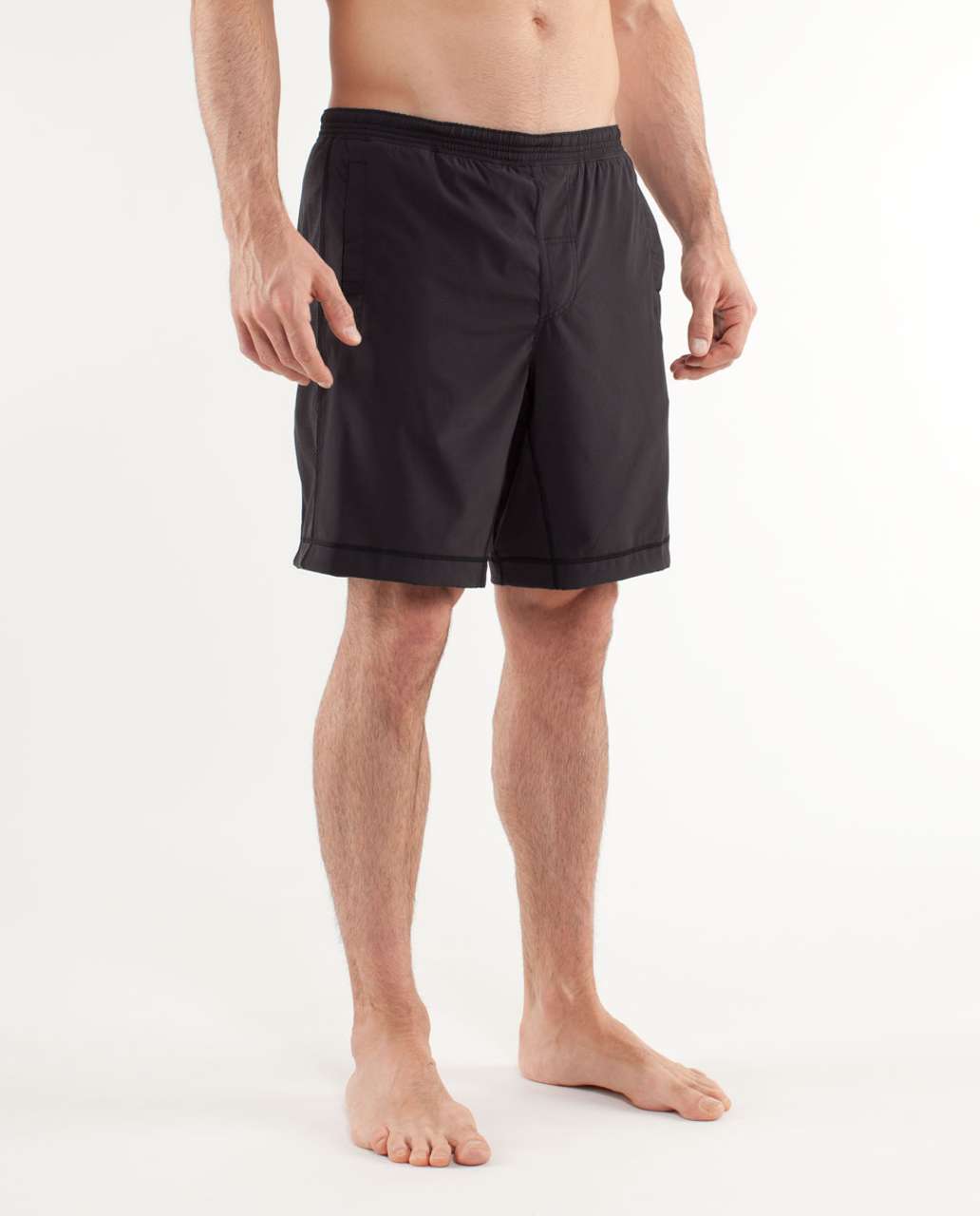 Lululemon Run:  Response Short - Black / Check This Dot / Big Royal Gingham Caspian Blue Kayak Blue