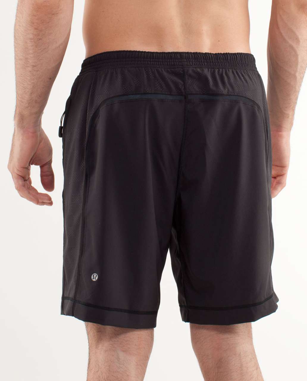 Lululemon Run:  Response Short - Black / Check This Dot / Big Royal Gingham Caspian Blue Kayak Blue