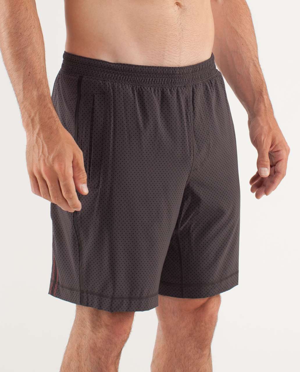 Lululemon Run:  Response Short - Reversed Mini Polka Dot ? Soot / Black