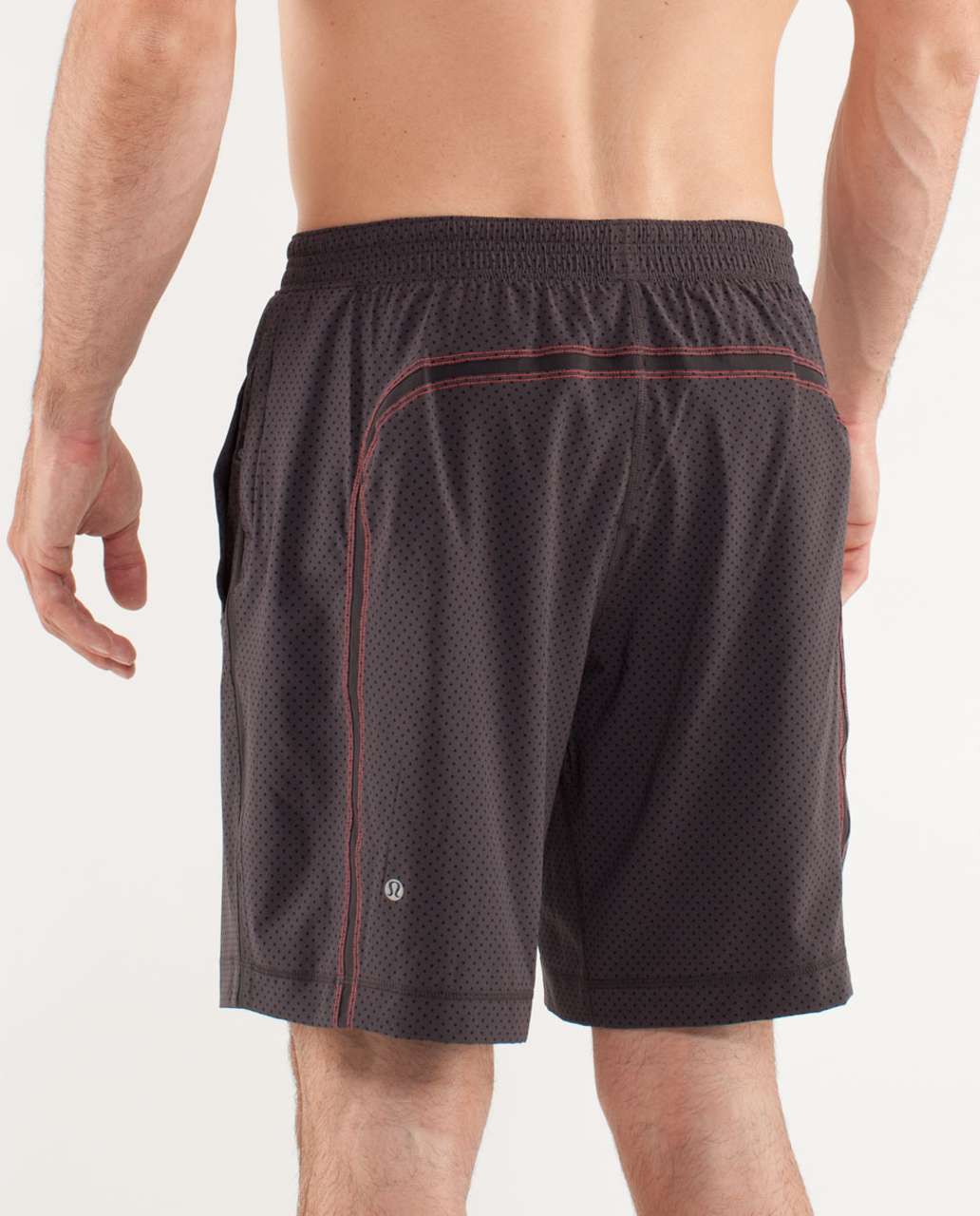 Lululemon Run:  Response Short - Reversed Mini Polka Dot ? Soot / Black