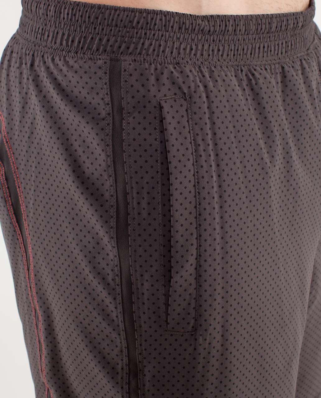 Lululemon Run:  Response Short - Reversed Mini Polka Dot ? Soot / Black