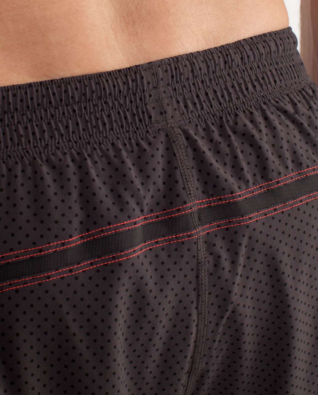 Lululemon Run:  Response Short - Reversed Mini Polka Dot ? Soot / Black