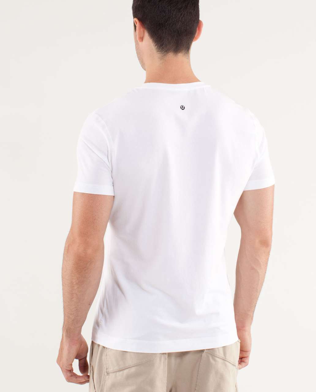 Lululemon Post Surf Tee - White / Texture Town ? White / Buff