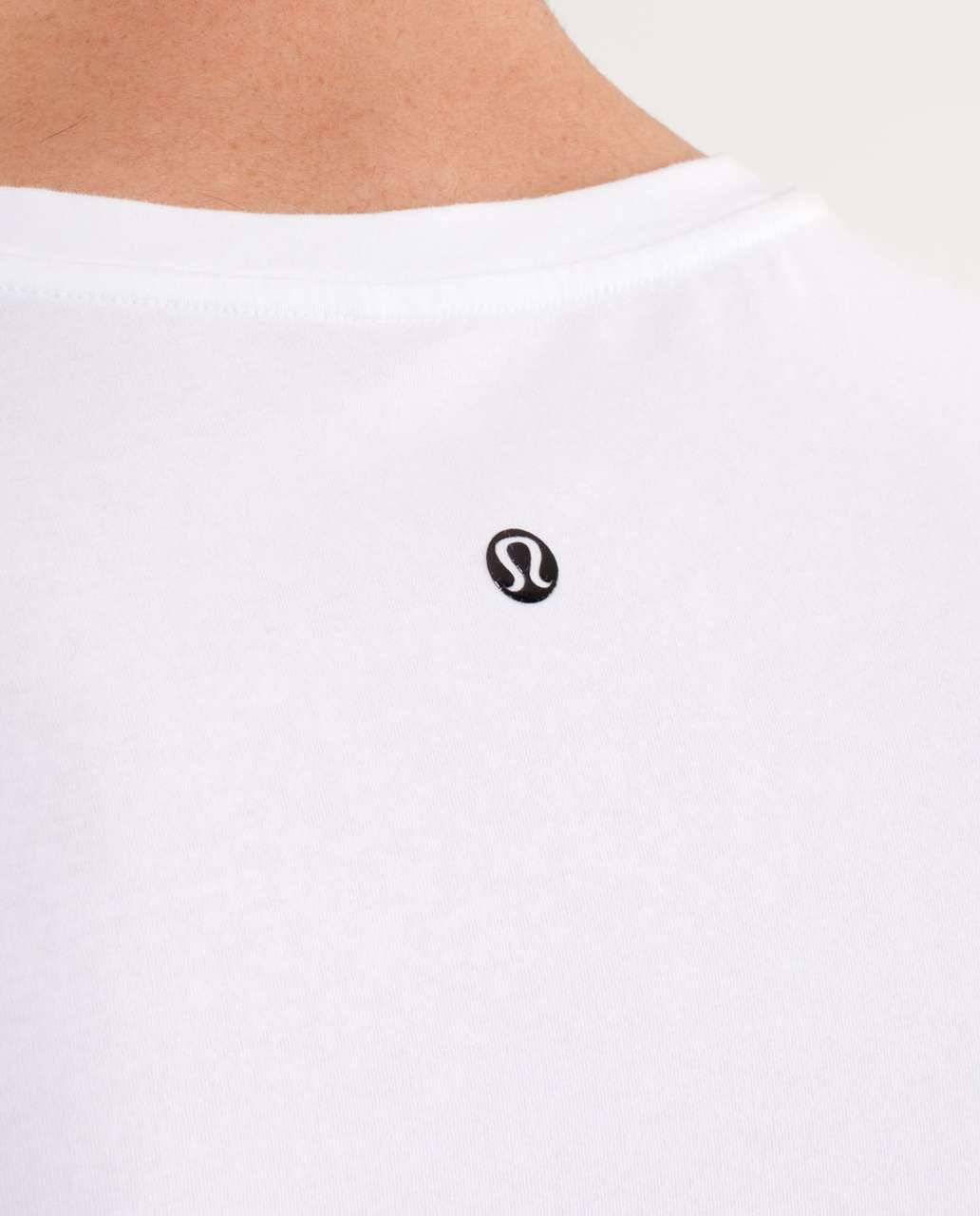 Lululemon Post Surf Tee - White / Texture Town ? White / Buff