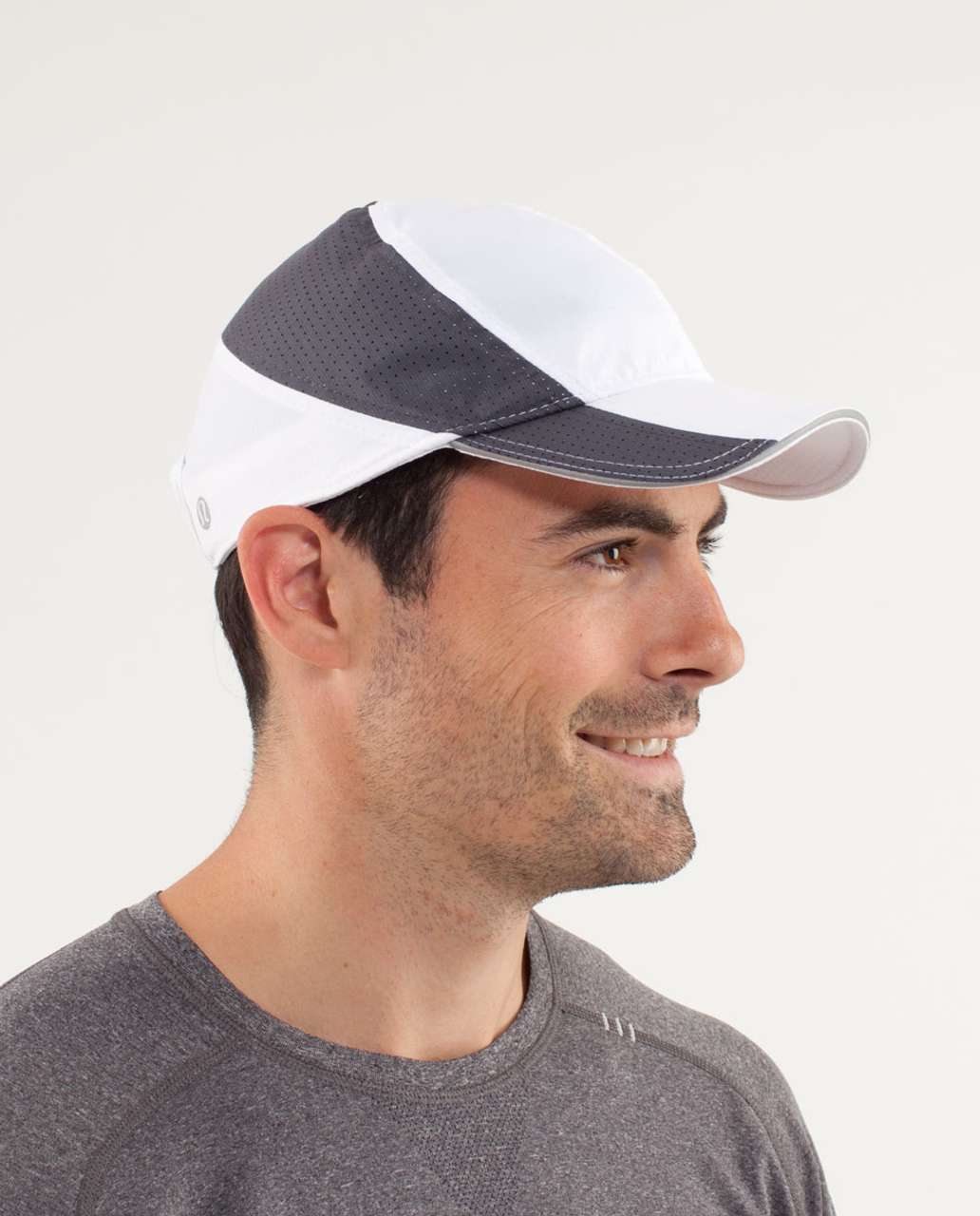 Lululemon Keep Cool Run Hat - White / Dark Slate