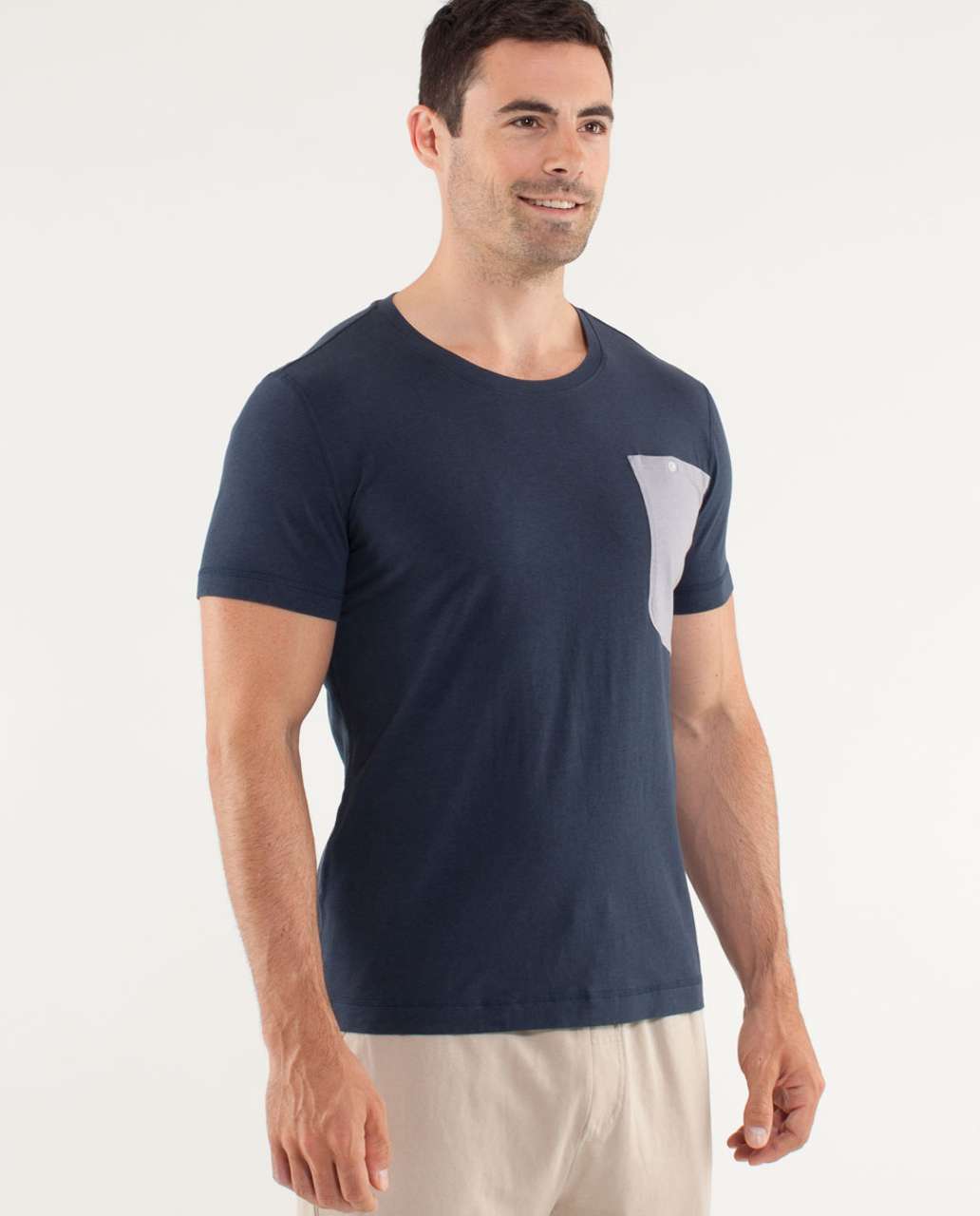 Lululemon Post Surf Tee - Black Iris Blue