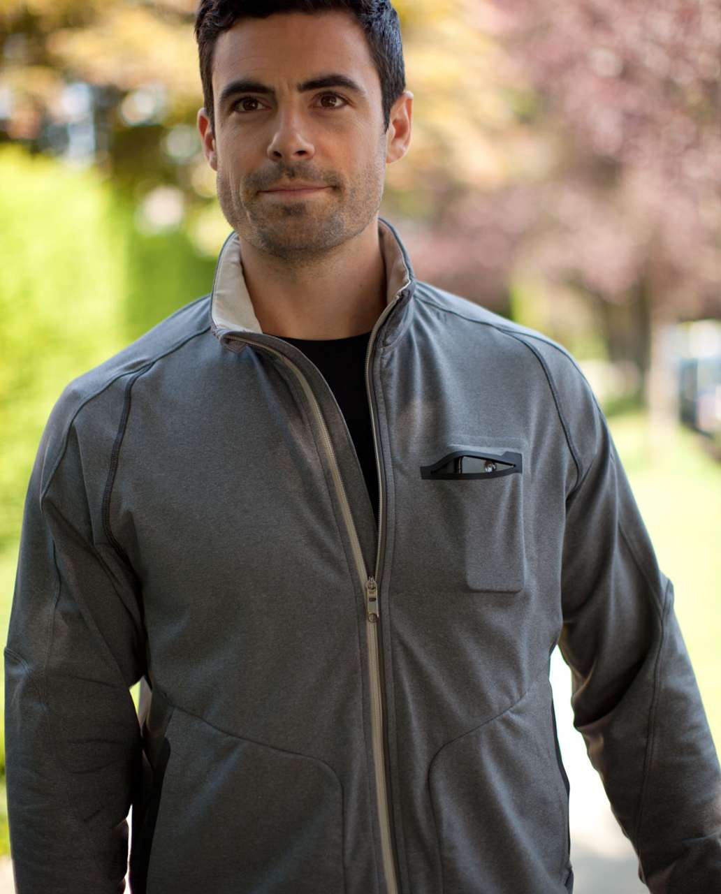 Lululemon Training Jacket - Heathered Dark Slate