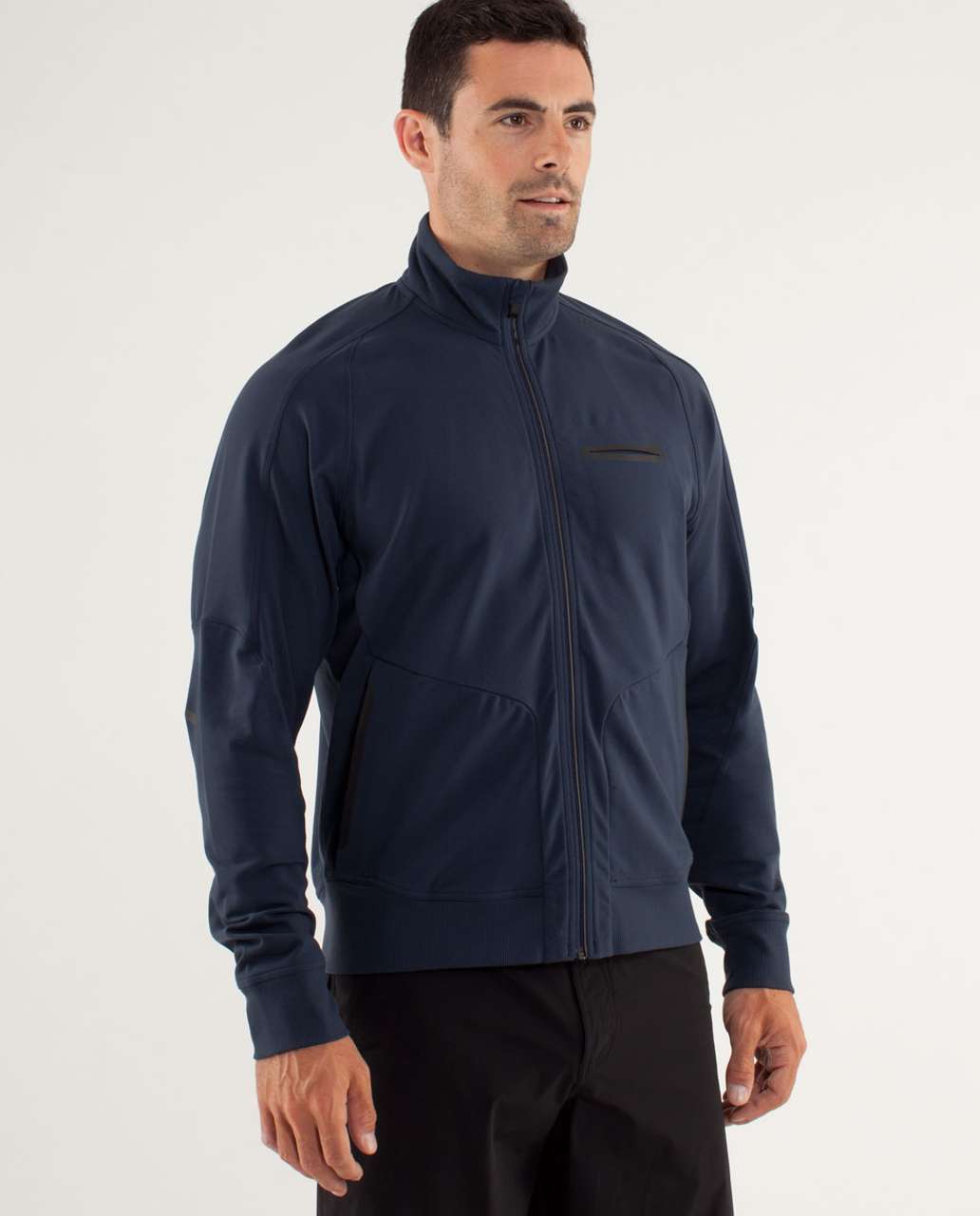 Lululemon Training Jacket - Black Iris Blue - lulu fanatics