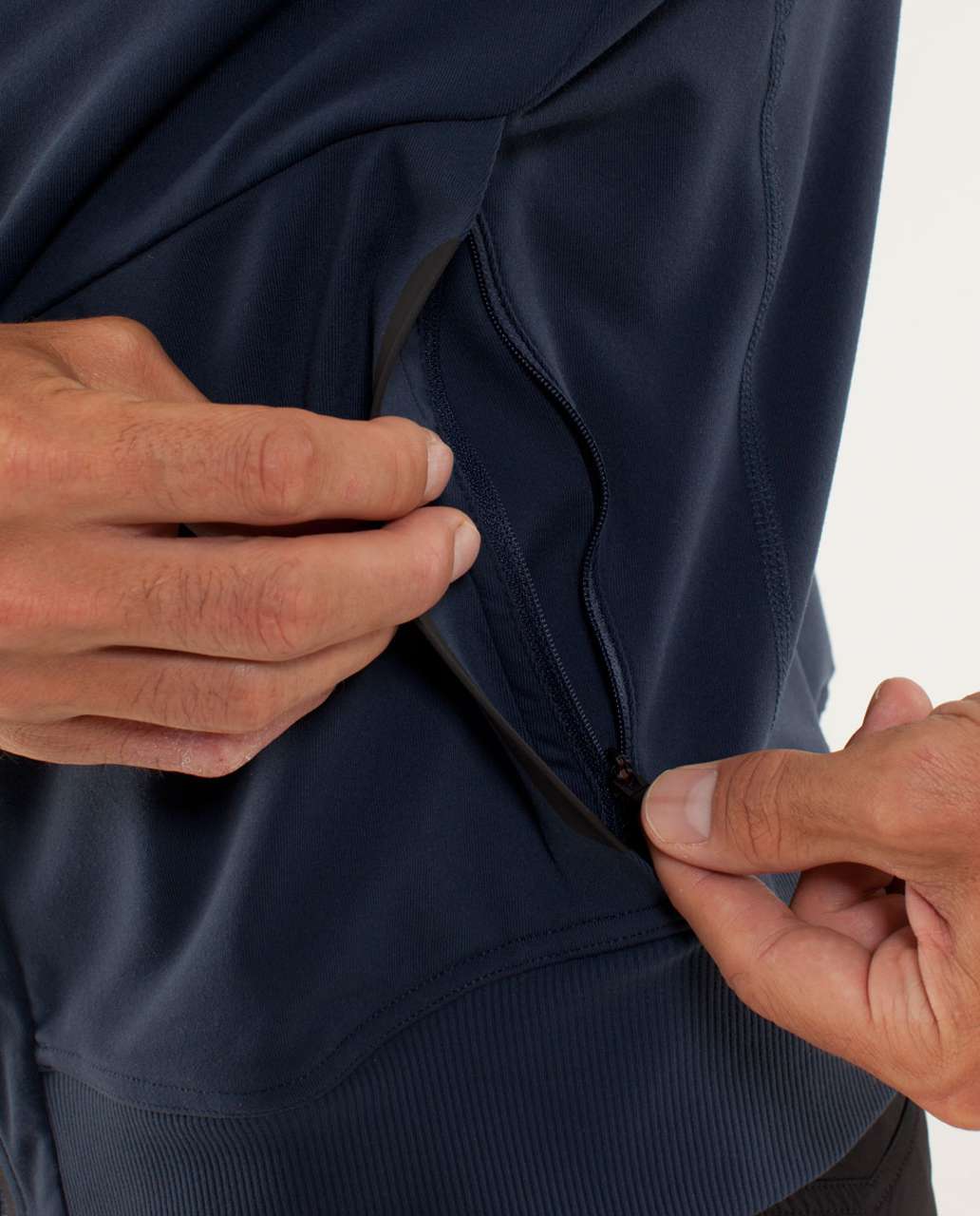 Lululemon Training Jacket - Black Iris Blue