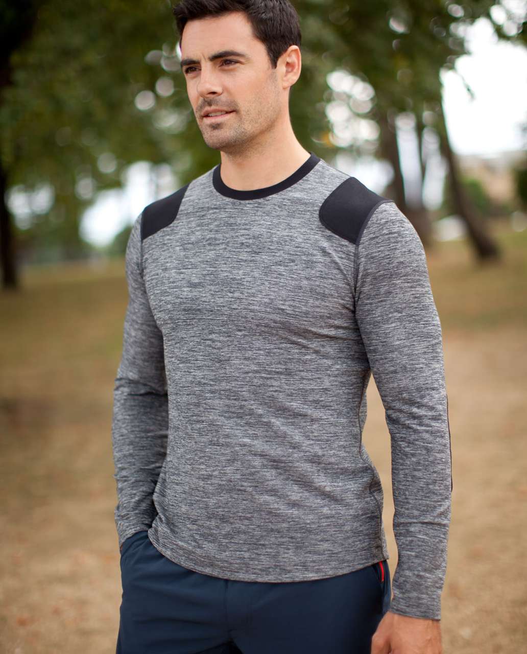 Lululemon Sprint Long Sleeve - Heathered Soot