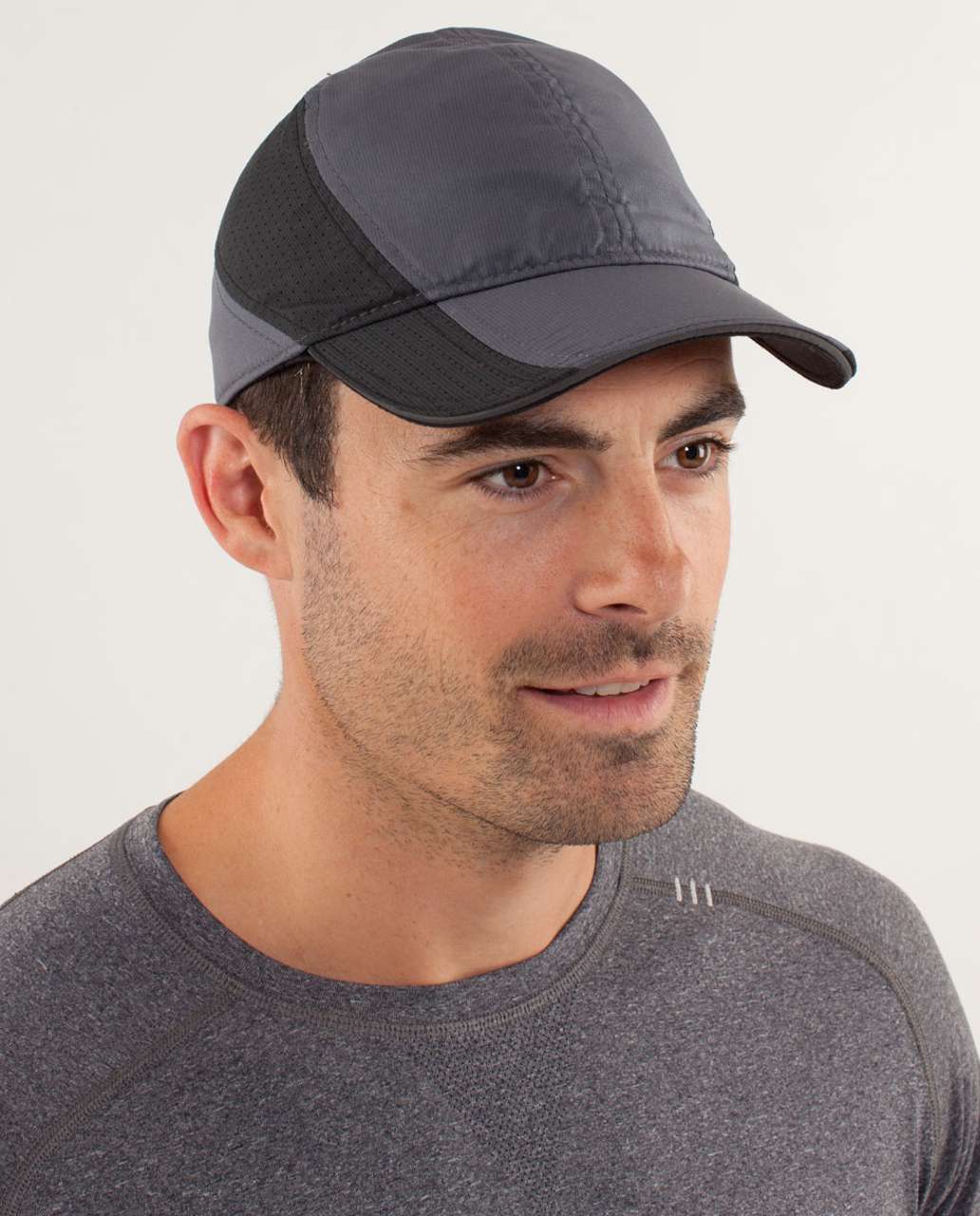 Lululemon Keep Cool Run Hat - Dark Slate / Black