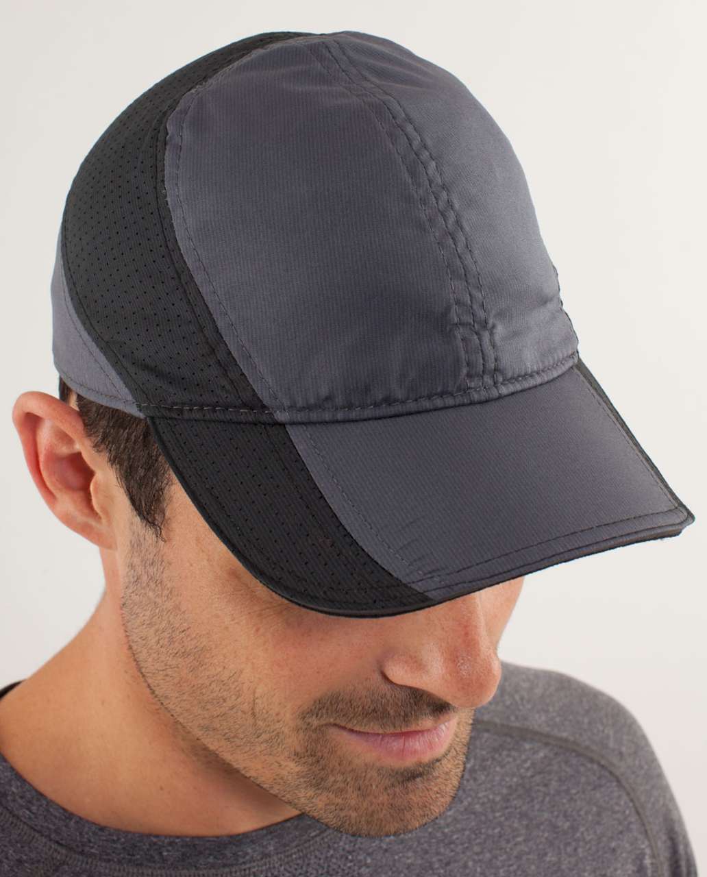 Lululemon Keep Cool Run Hat - Dark Slate / Black