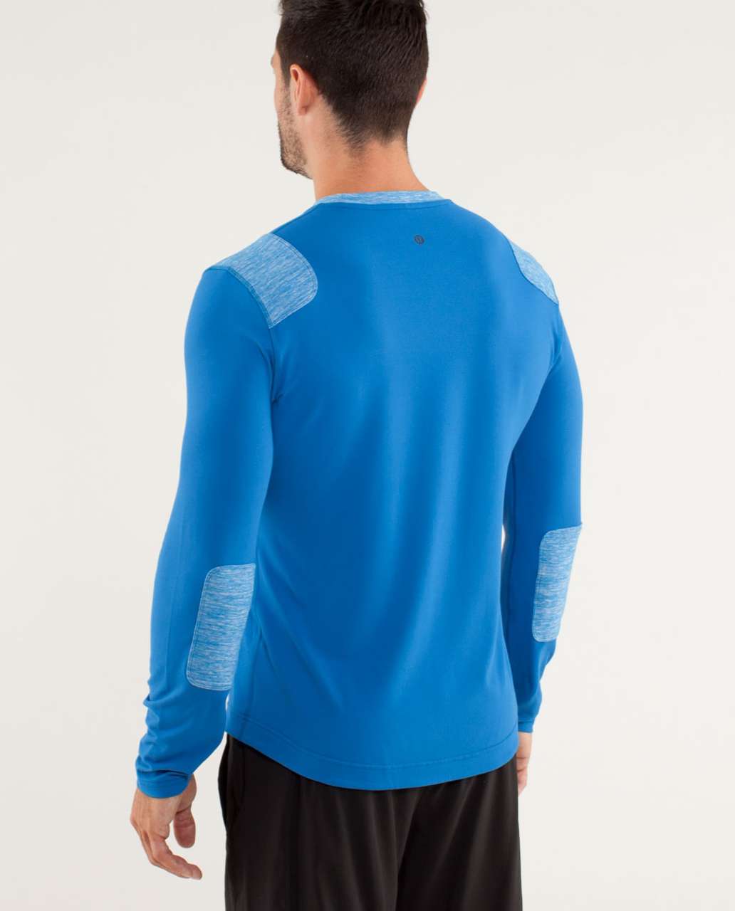 Lululemon Sprint Long Sleeve - Deep Blue / Heathered Deep Blue