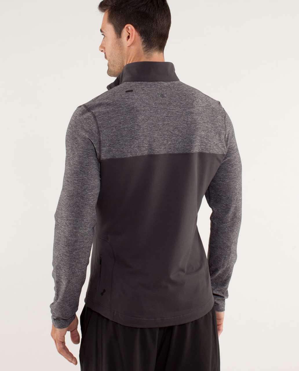 Lululemon Sprint Zip - Soot / Heathered Soot