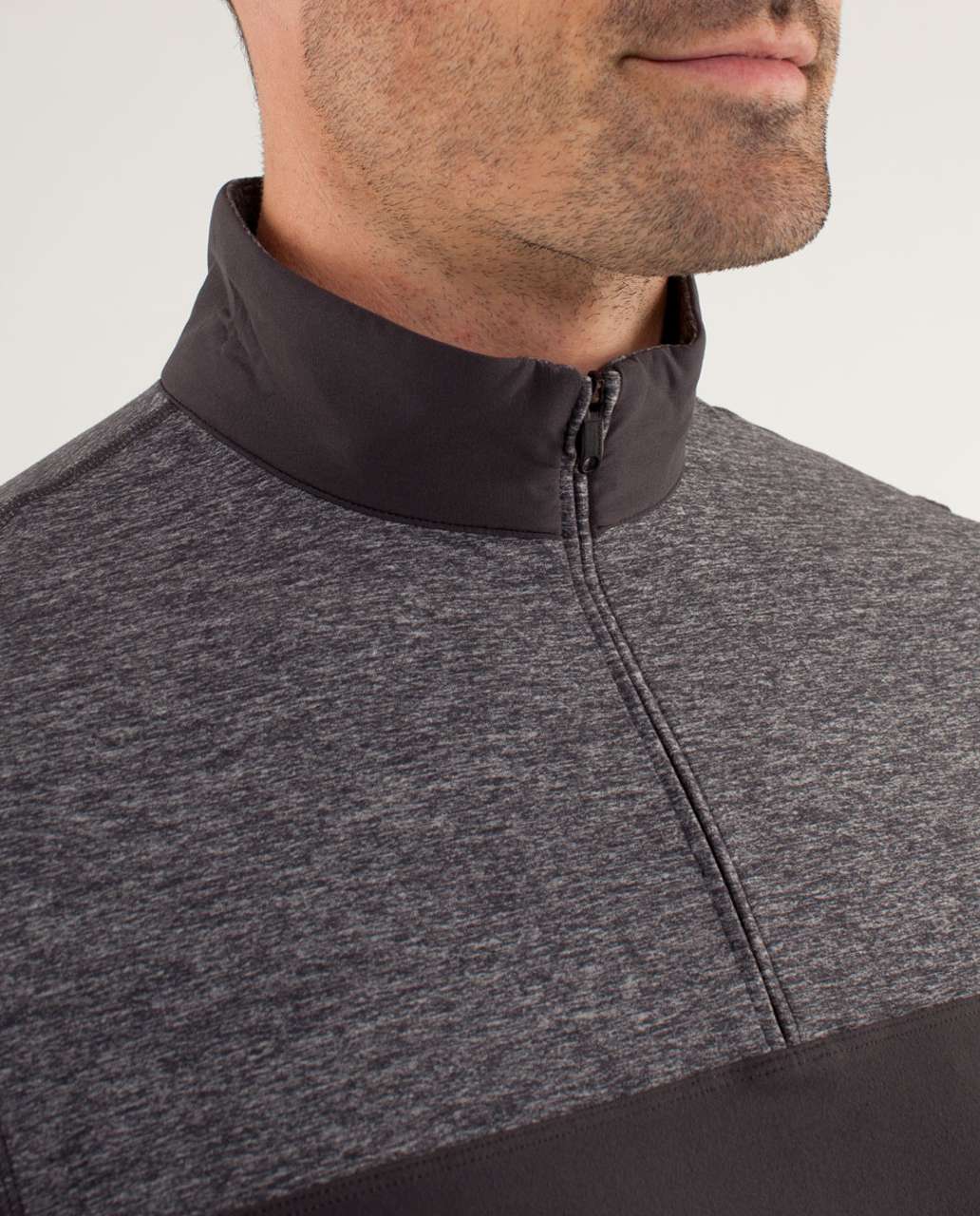 Lululemon Sprint Zip - Soot / Heathered Soot