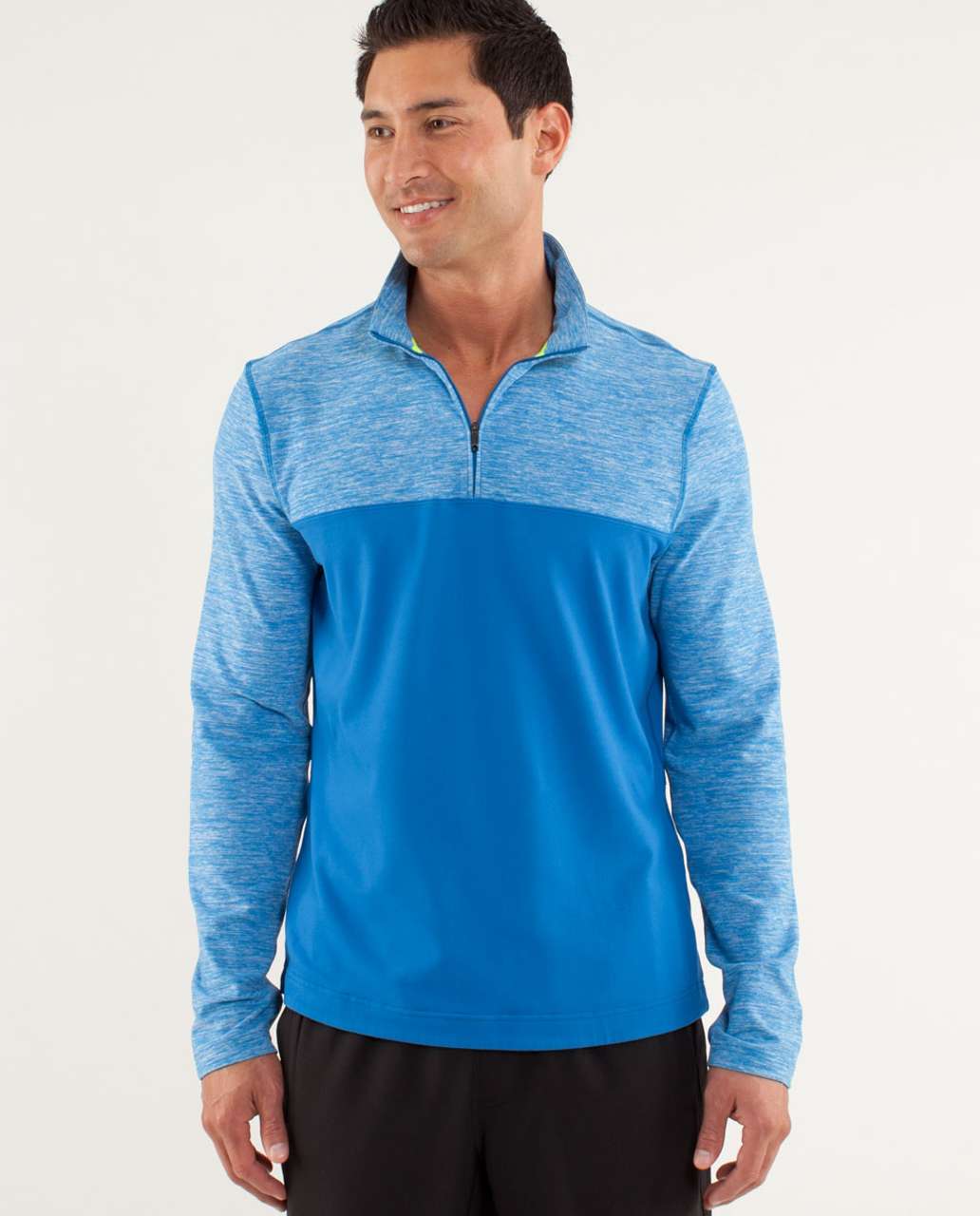 Lululemon Sprint Zip - Deep Blue / Heathered Deep Blue / Soot