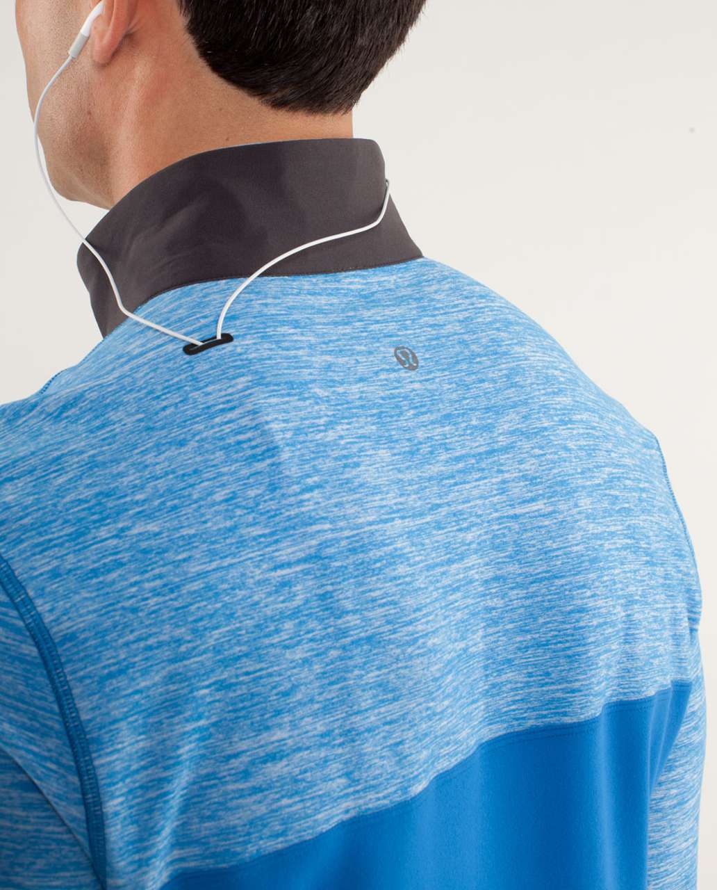 Lululemon Sprint Zip - Deep Blue / Heathered Deep Blue / Soot