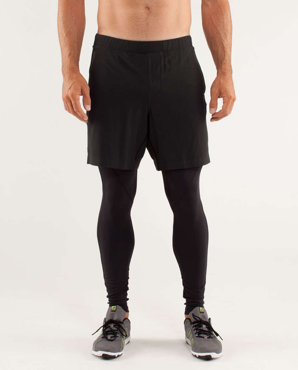 Lululemon Sprint To Studio 2 In 1 Tight - Black - lulu fanatics