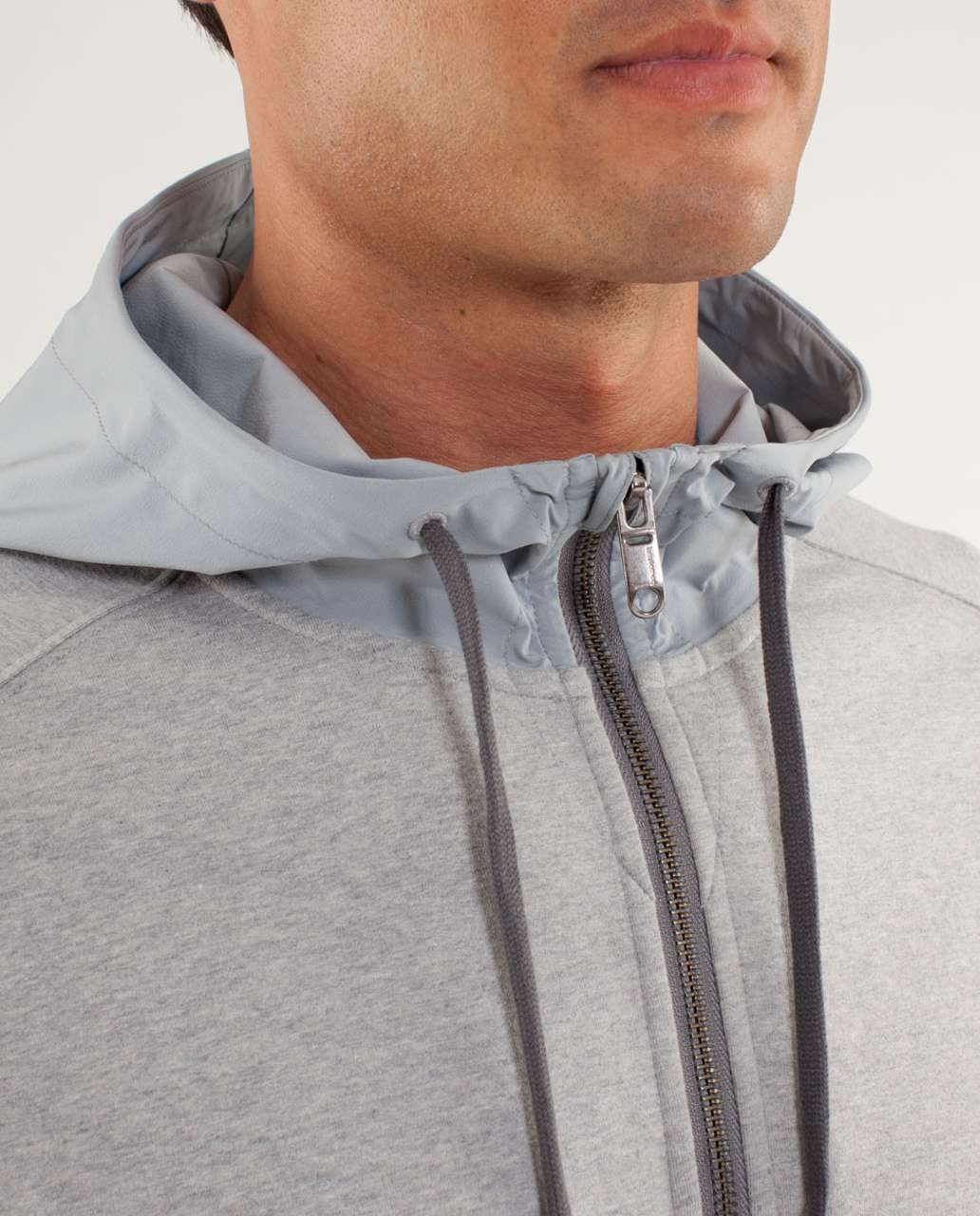 Lululemon Studio Hoodie - Heathered Silver Slate