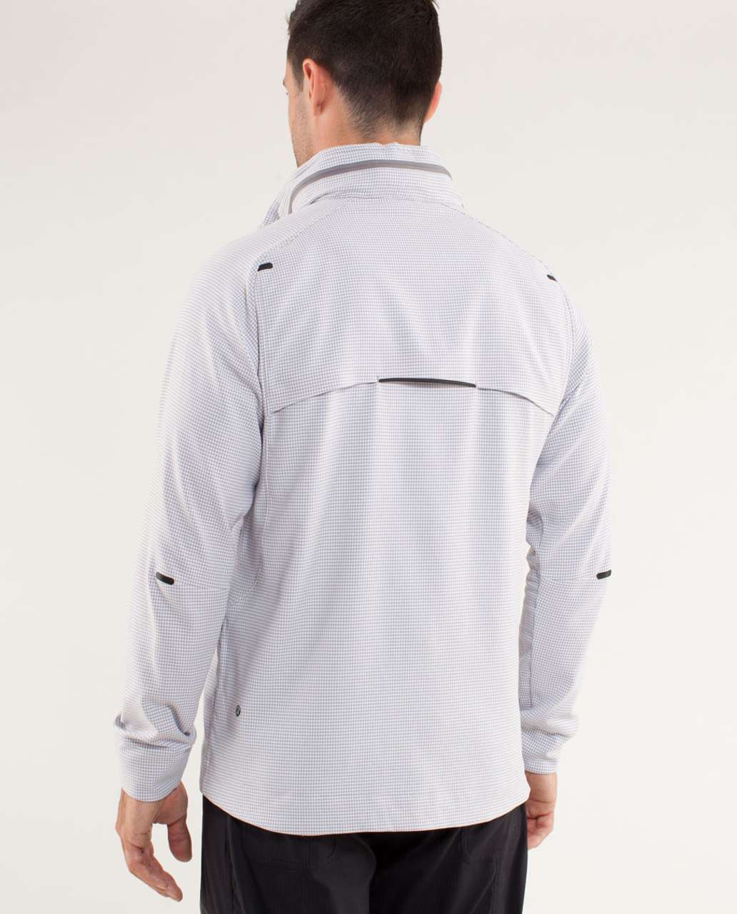 Lululemon Sprint Jacket II *Houndstooth - Houndstooth Swift White Silver Slate