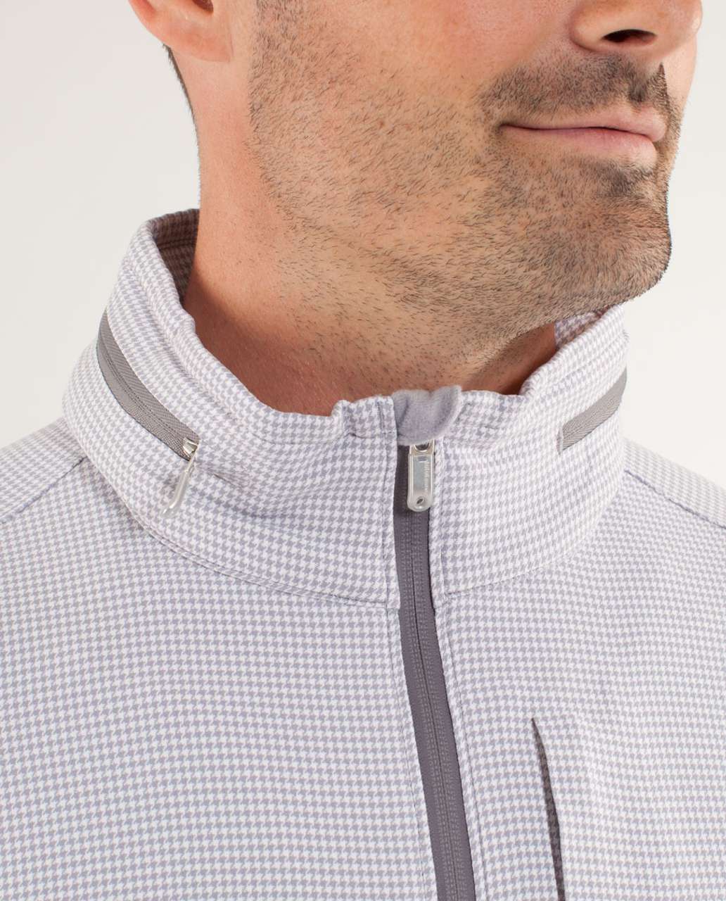 Lululemon Sprint Jacket II *Houndstooth - Houndstooth Swift White Silver Slate