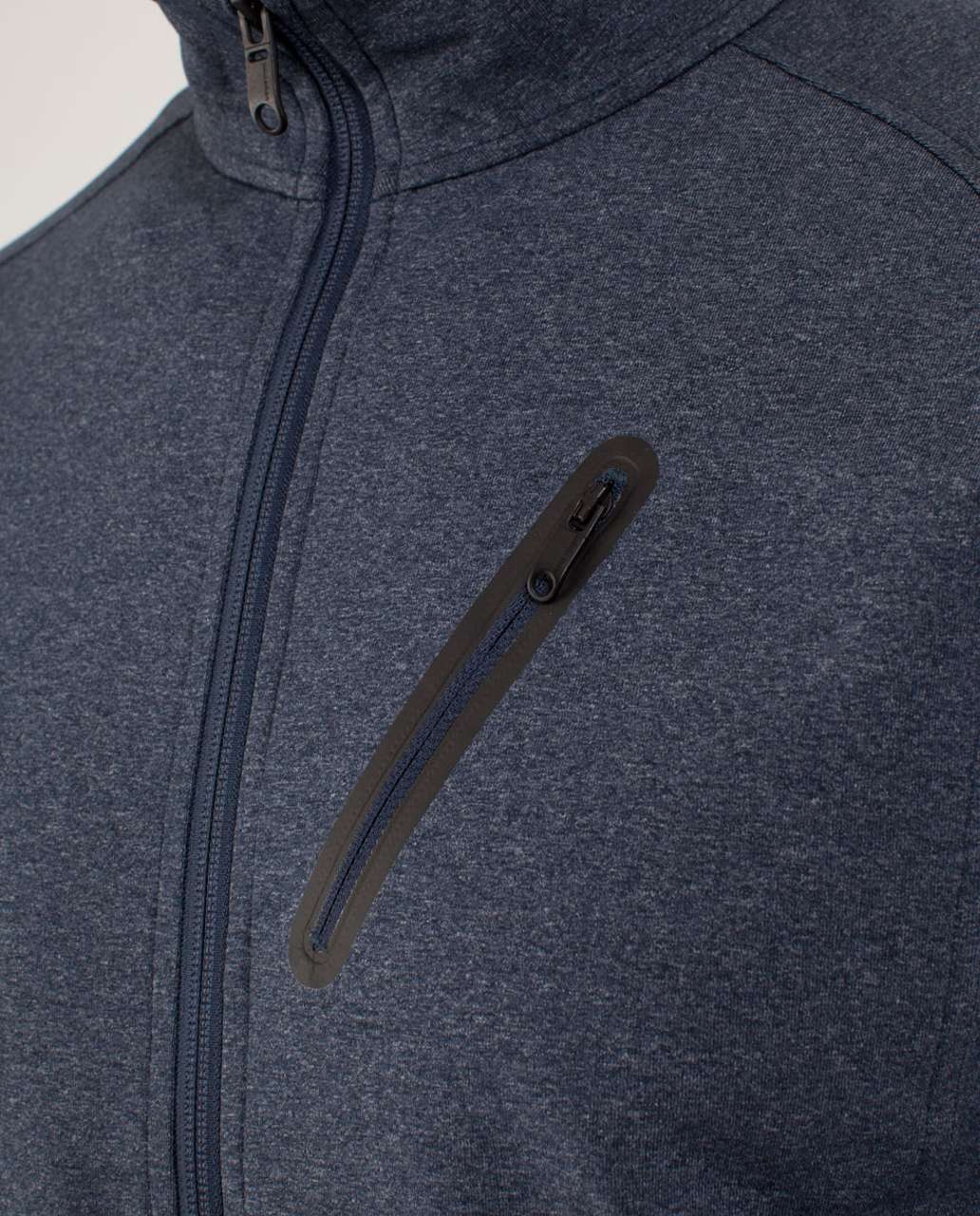 Lululemon Trainer Jacket - Heathered Black Iris Blue