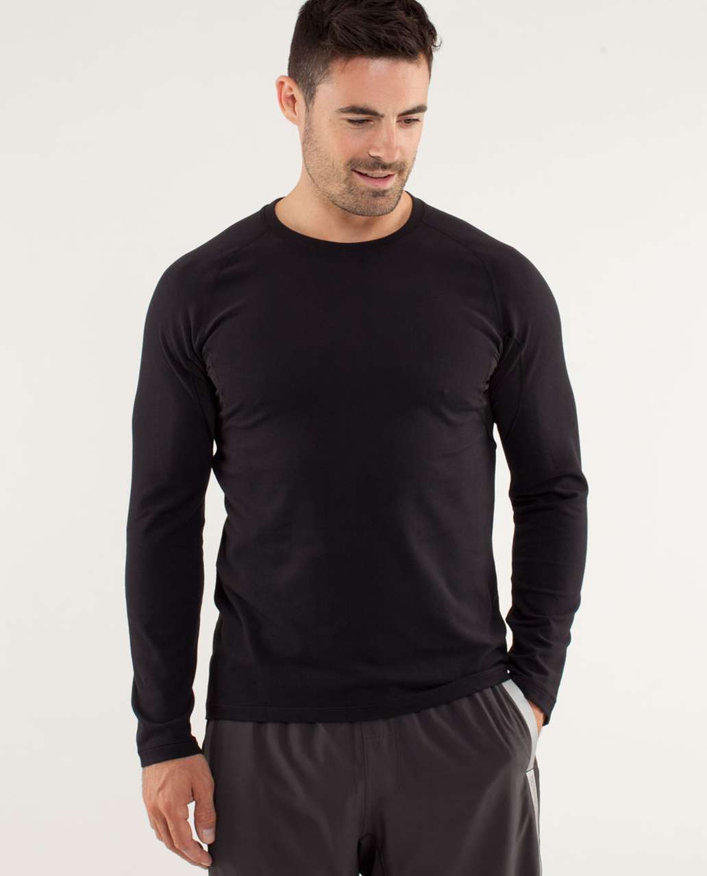 Lululemon Blaze Long Sleeve - Black - lulu fanatics