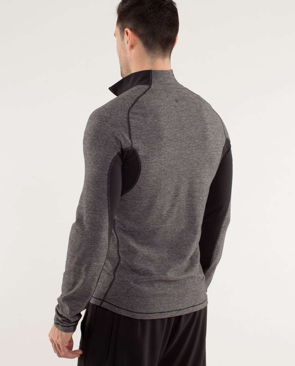 Lululemon Blaze 1/2 Zip - Heathered Black