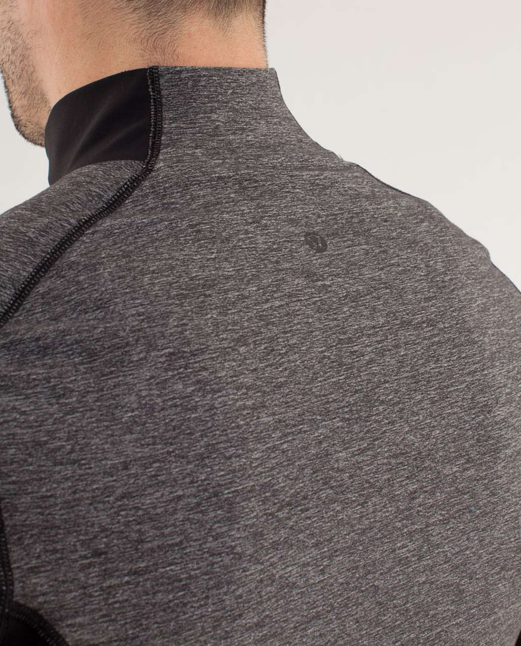 Lululemon Blaze 1/2 Zip - Heathered Black