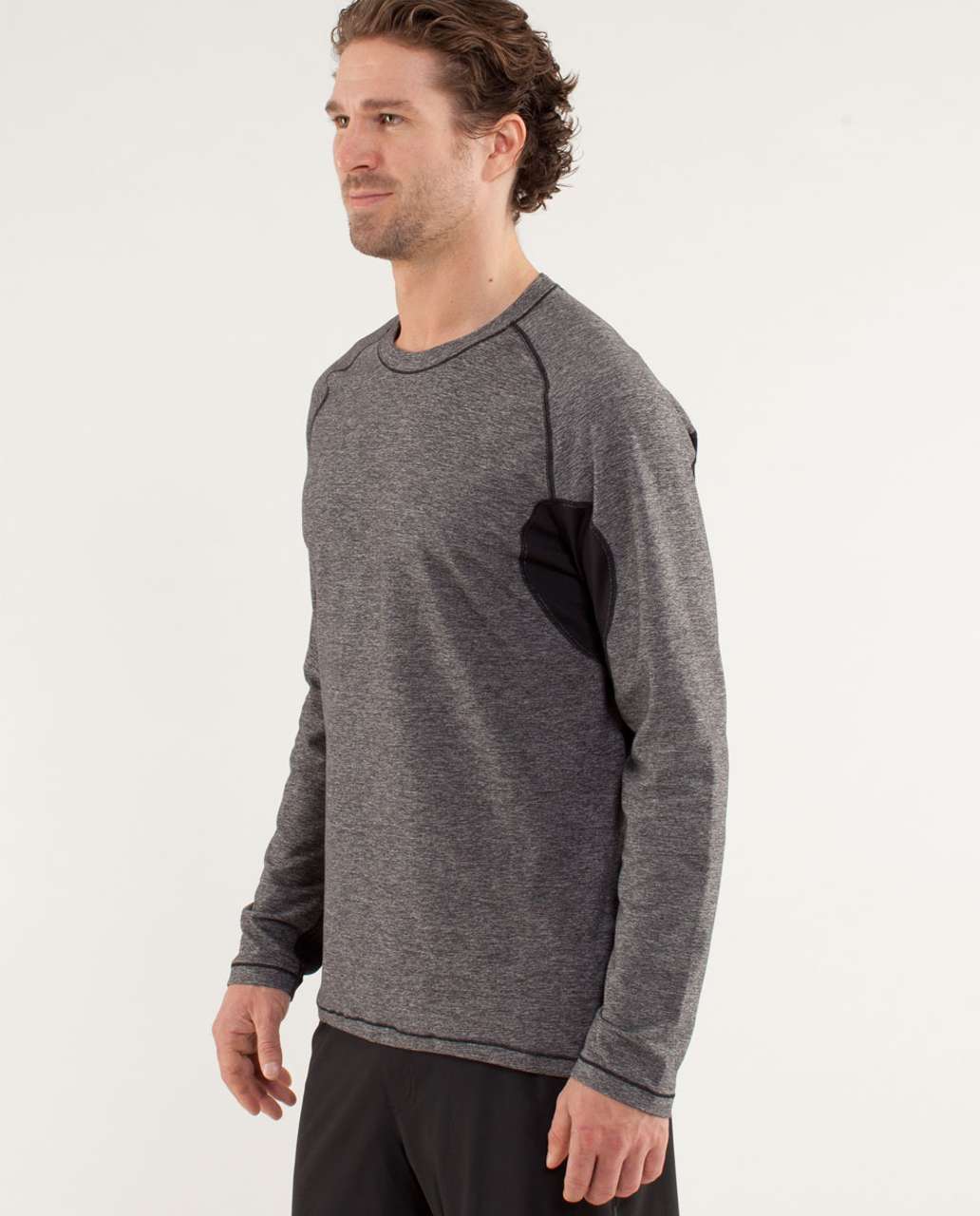 Lululemon Blaze Long Sleeve - Heathered Black