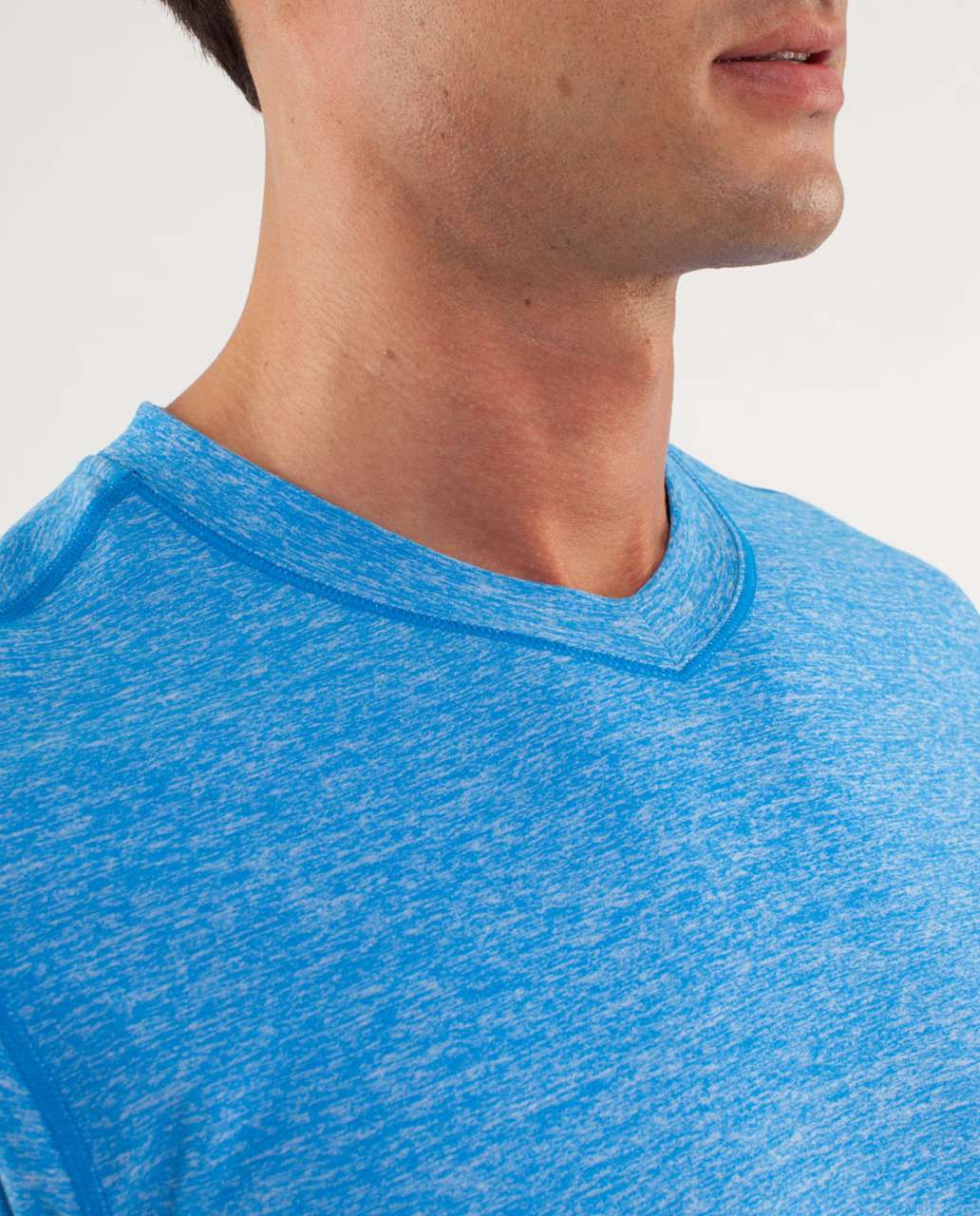 Lululemon Speed Long Sleeve - Heathered Beaming Blue