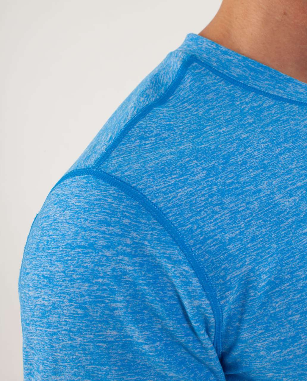 Lululemon Speed Long Sleeve - Heathered Beaming Blue