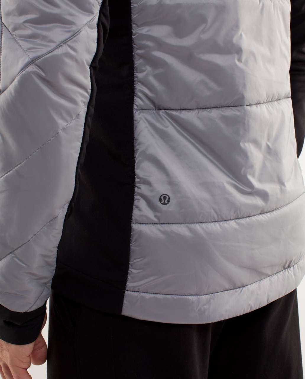 Lululemon Chillstop Quilted Jacket - Silver Slate / Black