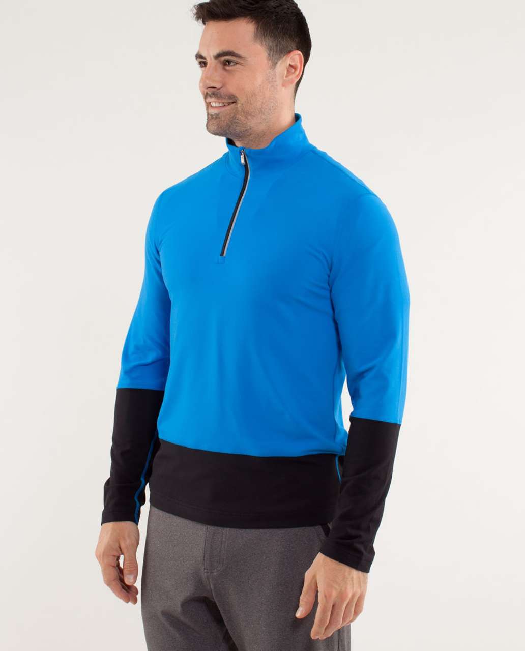 Lululemon Speed 1/2 Zip - Beaming Blue