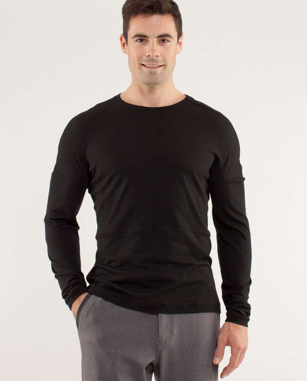 Lululemon Transit Long Sleeve *Merino Wool - Black