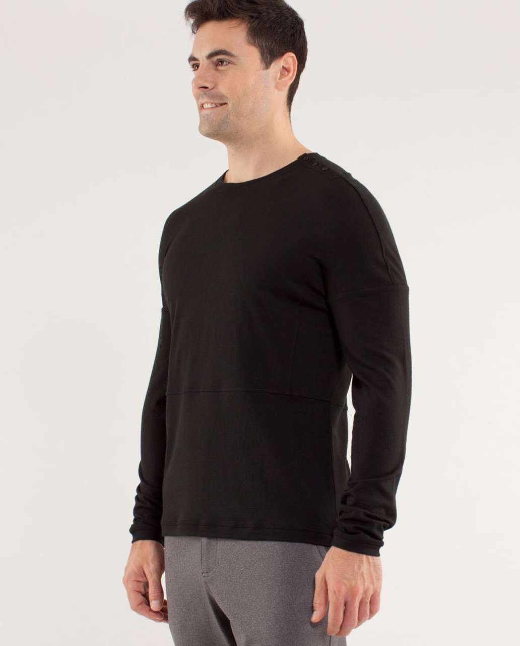 Lululemon Transit Long Sleeve *Merino Wool - Black