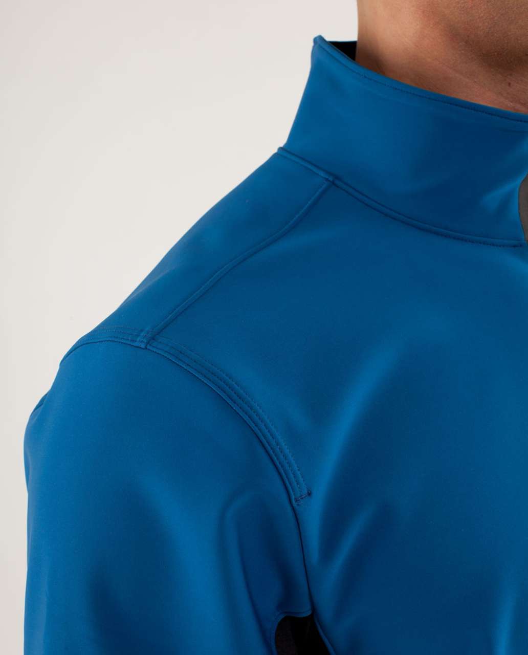 Lululemon Chillstop 1/2 Zip - Limitless Blue / Black