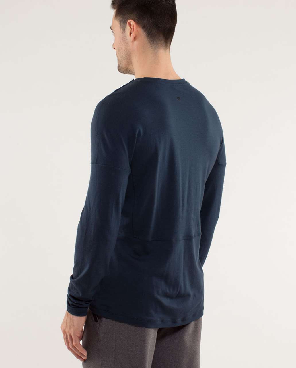 Lululemon Transit Long Sleeve *Merino Wool - Black Iris Blue