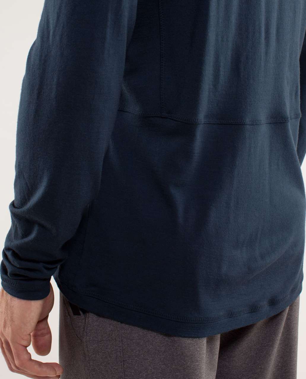 Lululemon Transit Long Sleeve *Merino Wool - Black Iris Blue