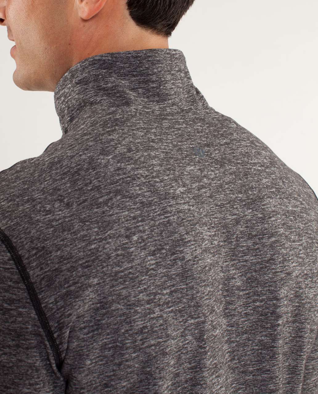 Lululemon Speed 1/2 Zip - Heathered Black