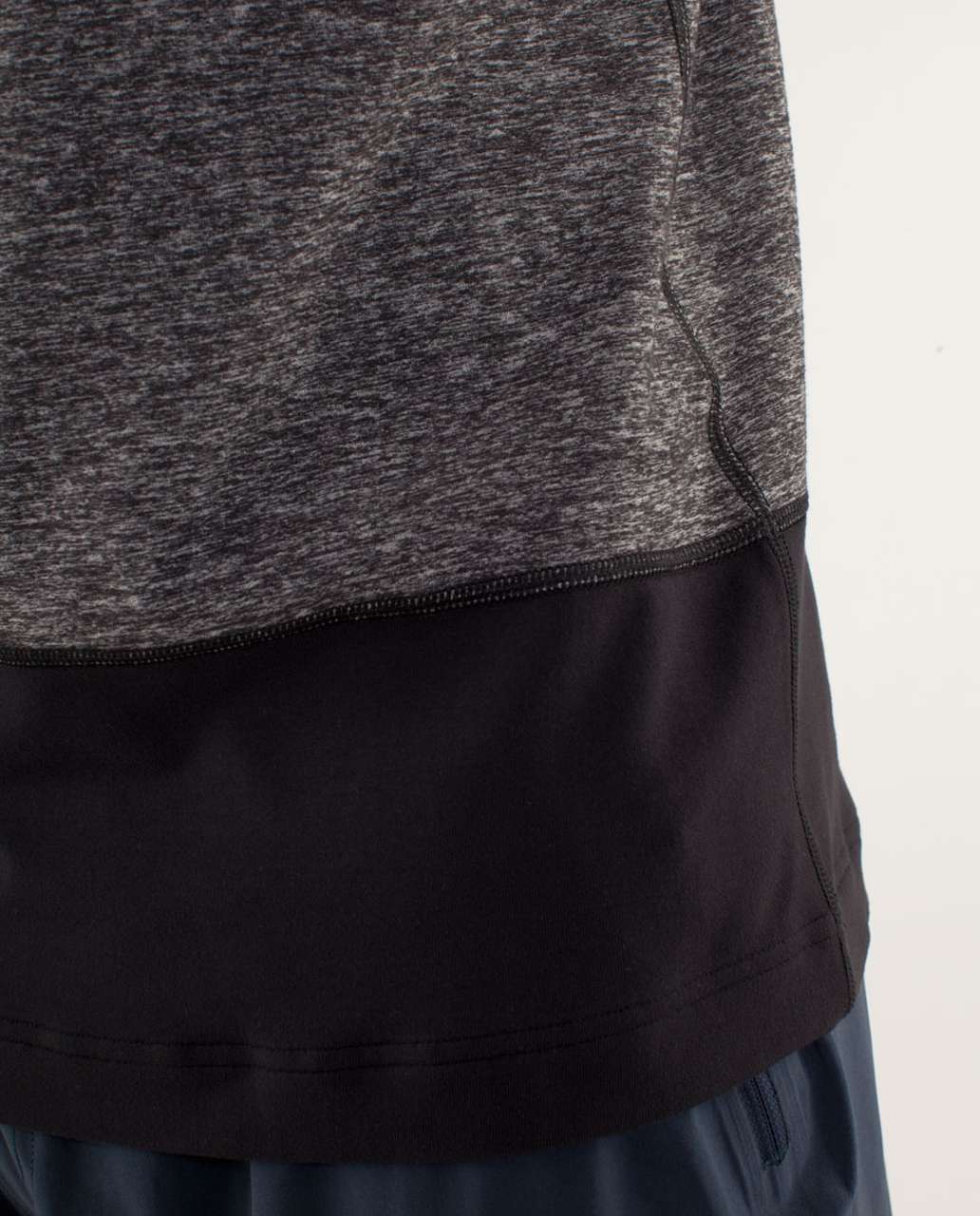 Lululemon Speed 1/2 Zip - Heathered Black