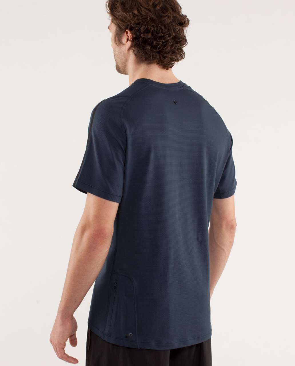 Lululemon Training Tech Short Sleeve - Black Iris Blue