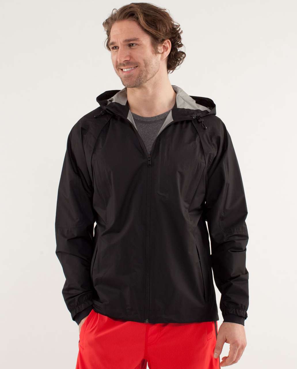 Lululemon Lightweight Hooded Jacket - Black - lulu fanatics