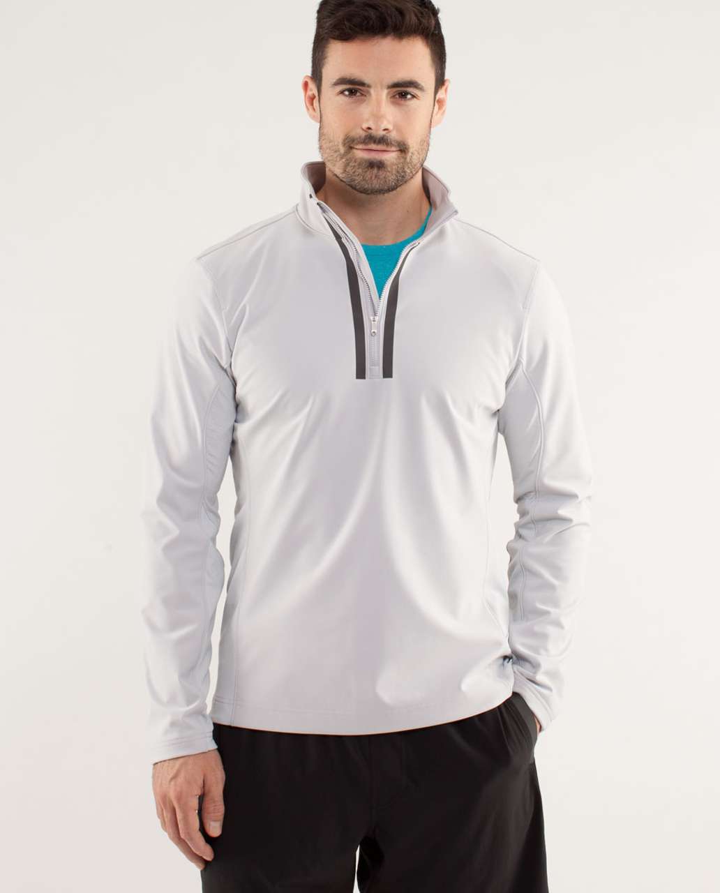 Lululemon Chillstop 1/2 Zip - Smooth Silver