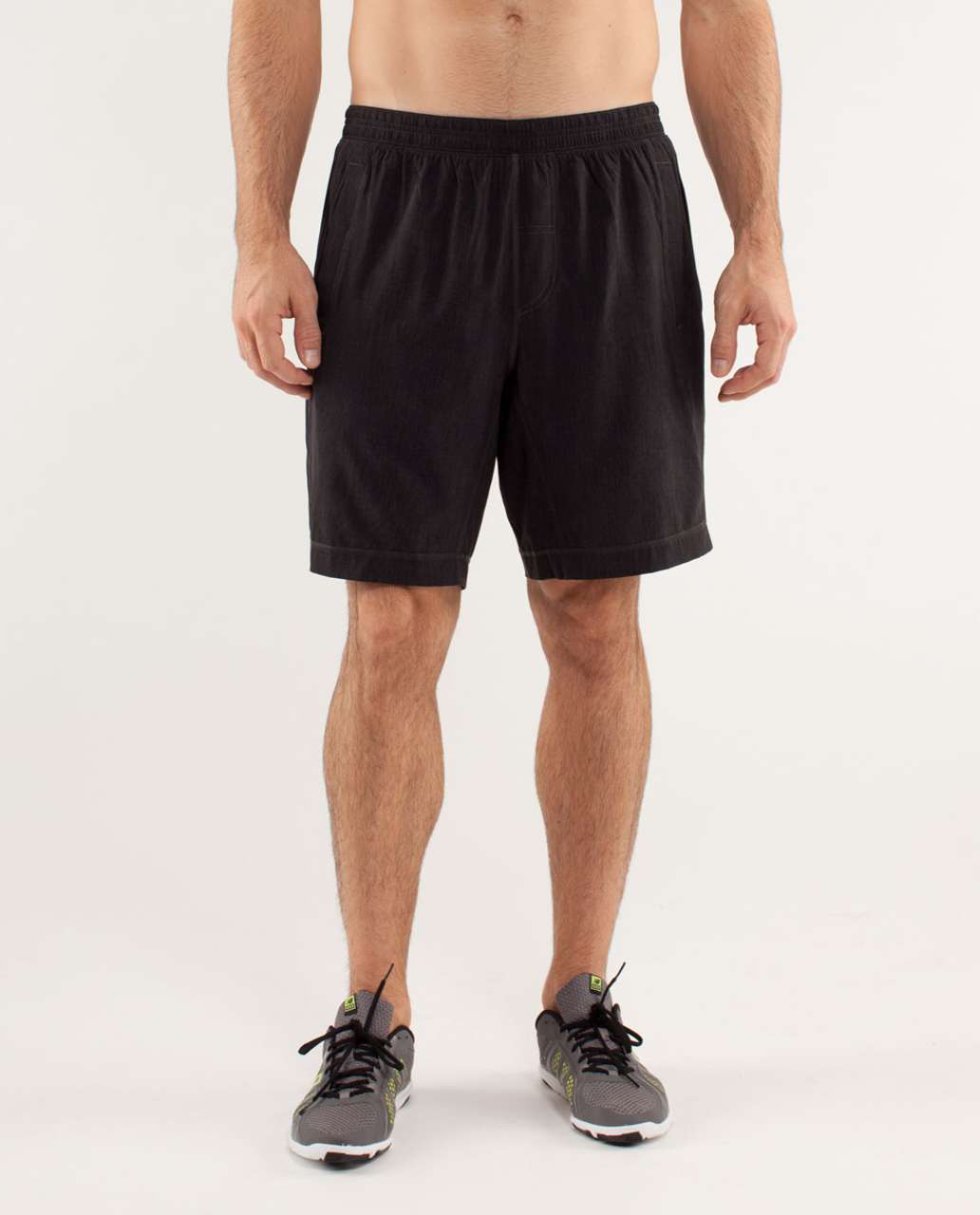 Lululemon Run:  Response Short - Burlaptexture Soot Black